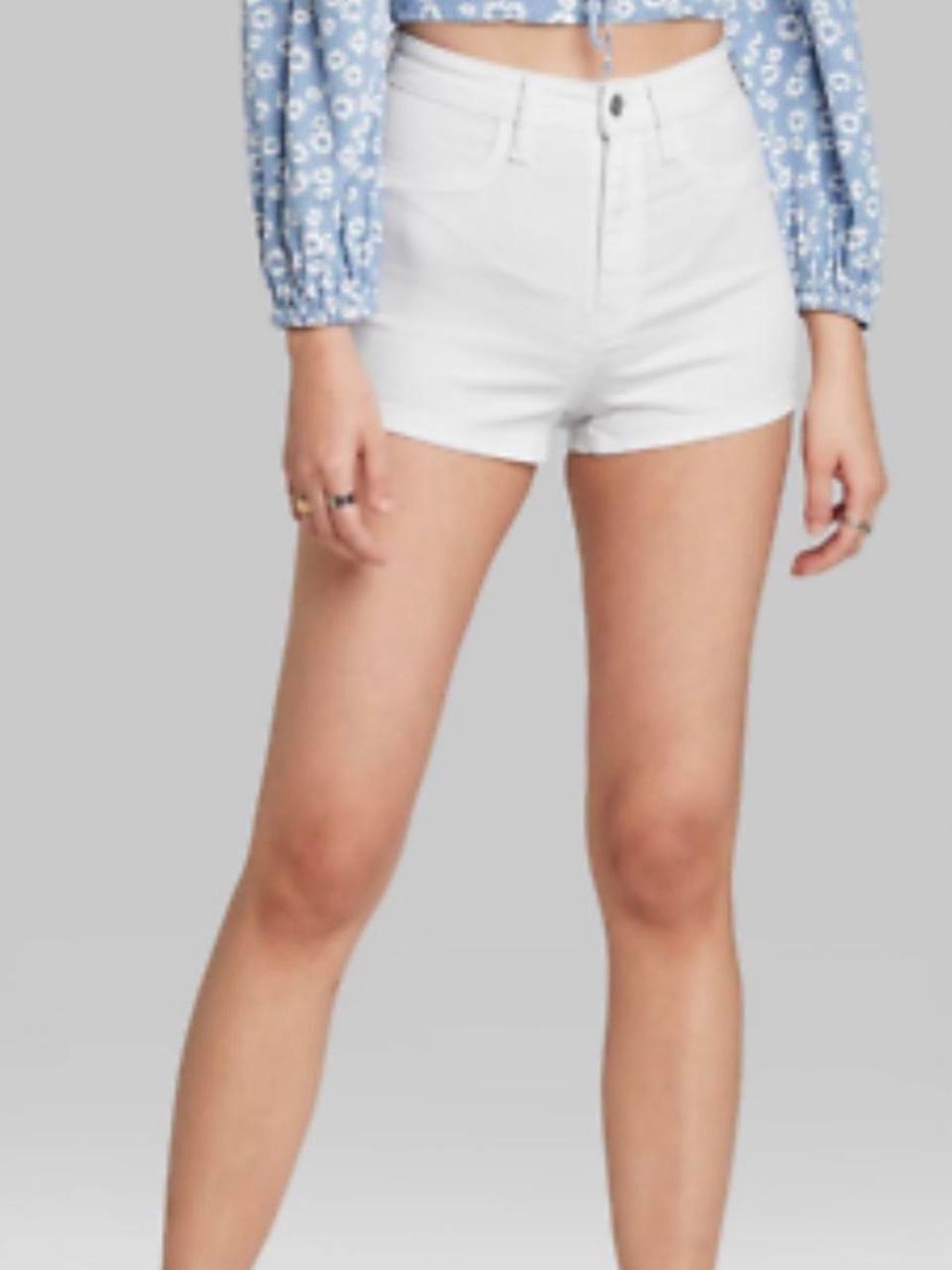 Wild Fable Highest Rise White Denim Shorts — Size 8/29